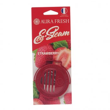 297 р. Ароматизатор на панель приборов древесное волокно (strawberry) 40г Eco Steam AURA FRESH AURA FRESH 23041  с доставкой в г. Кемерово. Увеличить фотографию 1