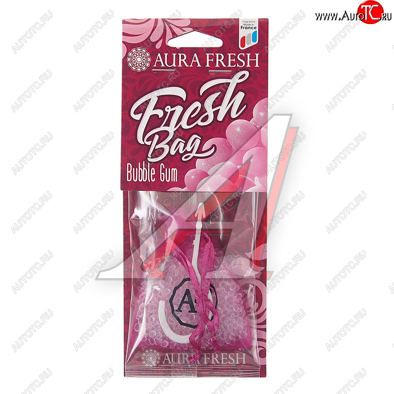 187 р. Ароматизатор подвесной гранулы (bubble gum) 20г Fresh Bag AURA FRESH AURA FRESH 23045  с доставкой в г. Кемерово
