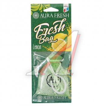 187 р. Ароматизатор подвесной гранулы (lemon) 20г Fresh Bag AURA FRESH AURA FRESH 23048  с доставкой в г. Кемерово. Увеличить фотографию 1