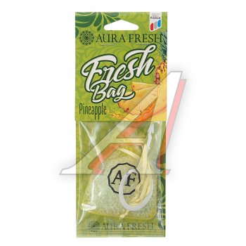 187 р. Ароматизатор подвесной гранулы (pineapple) 20г Fresh Bag AURA FRESH AURA FRESH 23050  с доставкой в г. Кемерово. Увеличить фотографию 1