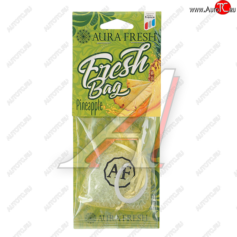187 р. Ароматизатор подвесной гранулы (pineapple) 20г Fresh Bag AURA FRESH AURA FRESH 23050  с доставкой в г. Кемерово