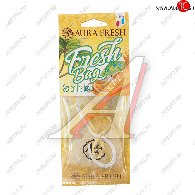 187 р. Ароматизатор подвесной гранулы (sex on the beach) 20г Fresh Bag AURA FRESH AURA FRESH 23057  с доставкой в г. Кемерово