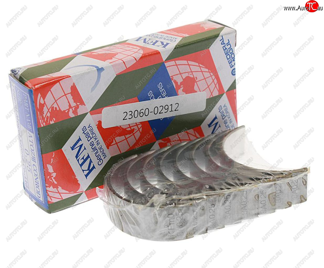 1 039 р. Вкладыши HYUNDAI Atos (98-),Getz (02-) (1.1) шатунные d+0.25 комплект (8шт.) KFM KFM 23060-02912  с доставкой в г. Кемерово