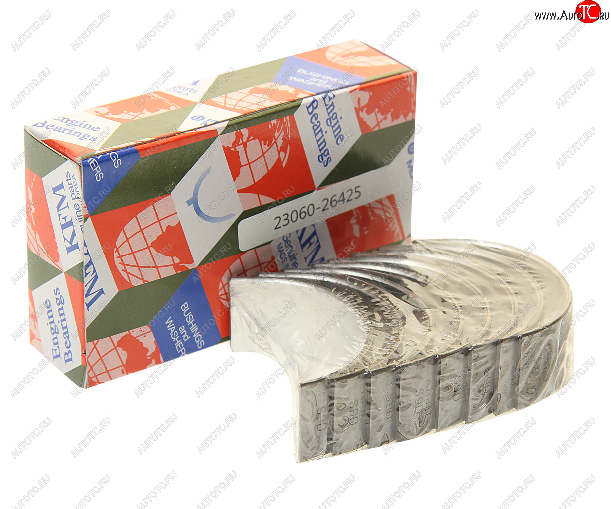 949 р. Вкладыши HYUNDAI Accent (06-) KIA Rio (06-) шатунные STD комплект (8шт.) KFM KFM 23060-26425  с доставкой в г. Кемерово