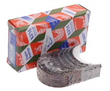 3 379 р. Вкладыши HYUNDAI ix35 (14-),Santa Fe (14-),Tucson (14-) (2.0) шатунные STD комплект (8шт.) KFM KFM 23060-2f922  с доставкой в г. Кемерово. Увеличить фотографию 2