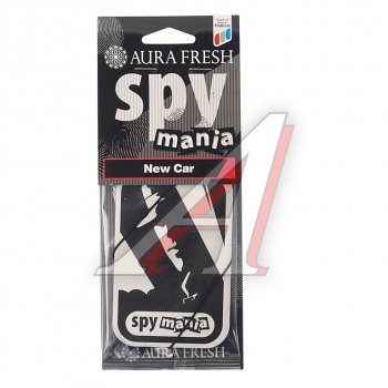 91 р. Ароматизатор подвесной картонный (new car) Spy Mania AURA FRESH AURA FRESH 23104  с доставкой в г. Кемерово. Увеличить фотографию 1