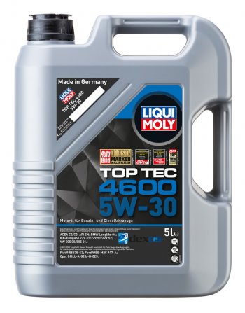 8 199 р. Масло моторное TOP TEC 4600 5W30 синт.5л LIQUI MOLY LIQUI MOLY 2316  с доставкой в г. Кемерово. Увеличить фотографию 1