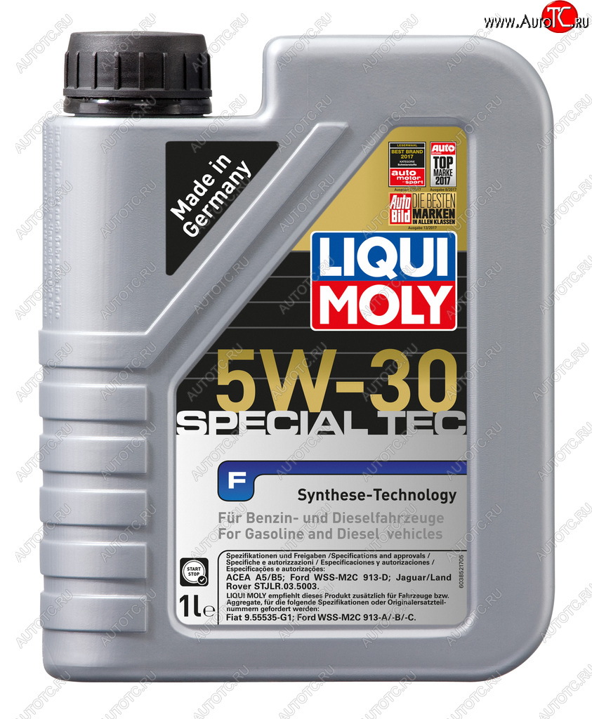 1 939 р. Масло моторное SPECIAL TEC F A5B5 5W30 синт.1л LIQUI MOLY LIQUI MOLY 2325  с доставкой в г. Кемерово