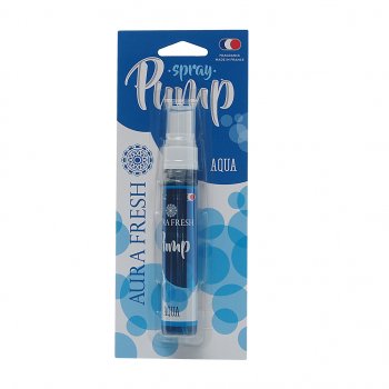 253 р. Ароматизатор спрей (aqua) 30мл Pump Spray AURA FRESH AURA FRESH 23278  с доставкой в г. Кемерово. Увеличить фотографию 1