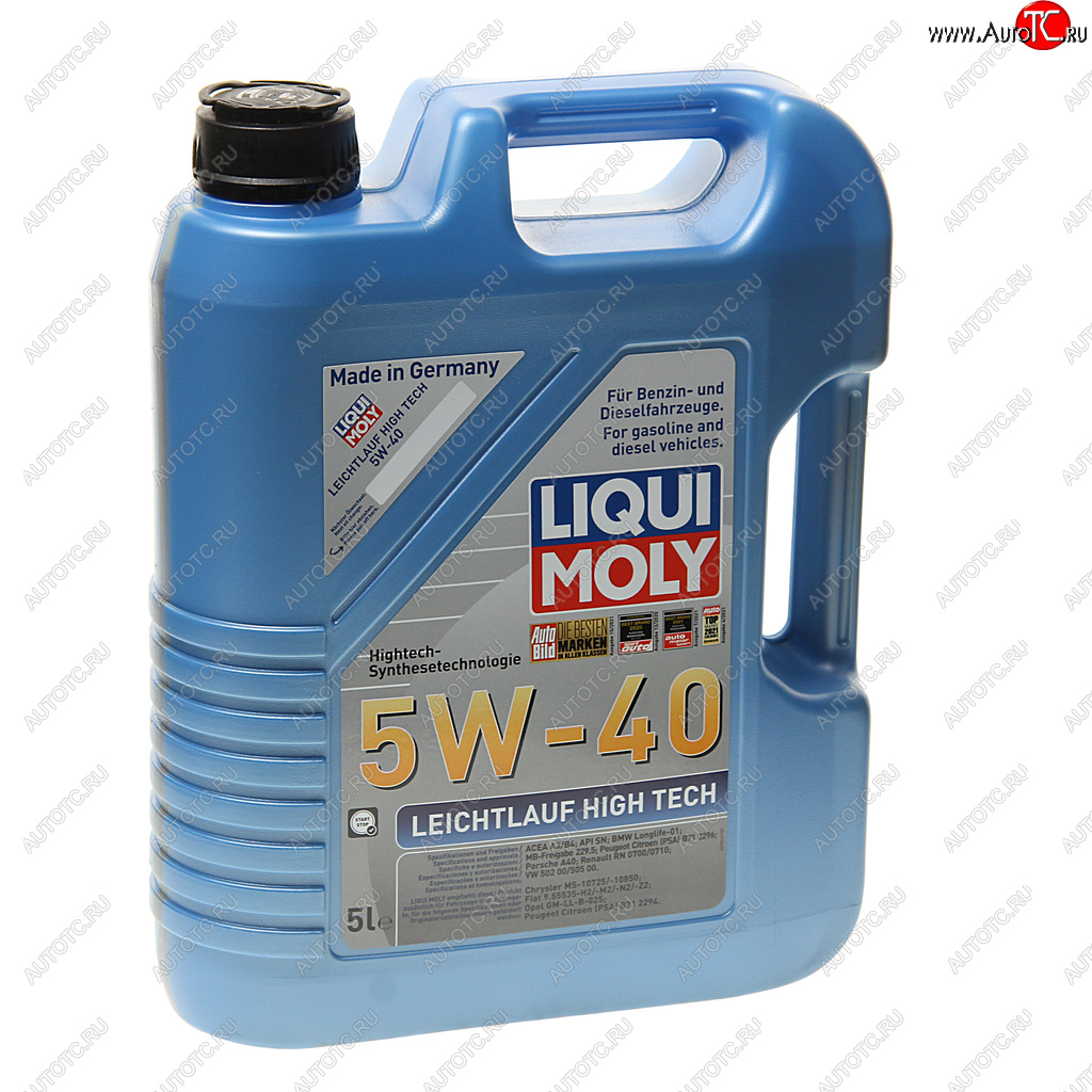6 399 р. Масло моторное LEICHTLAUF HIGH TECH 5W40 синт.5л LIQUI MOLY LIQUI MOLY 2328  с доставкой в г. Кемерово