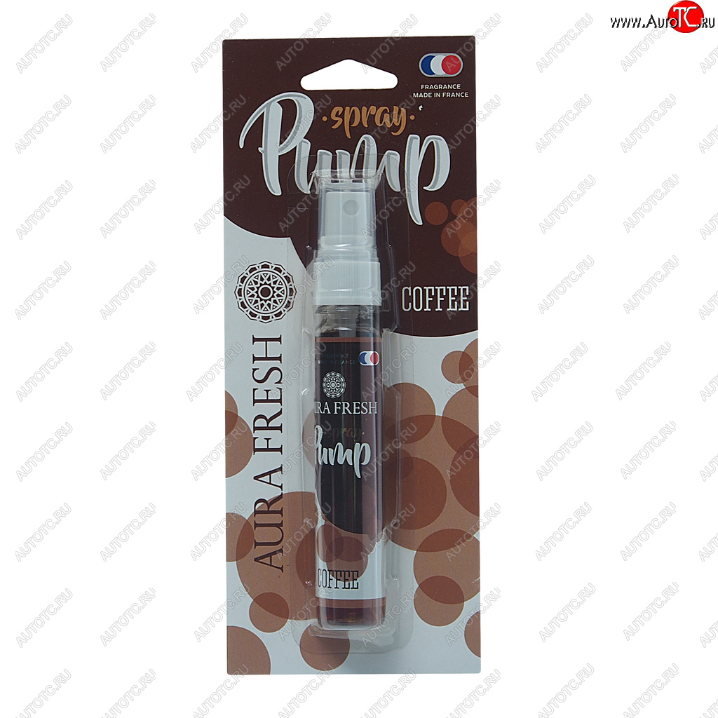 253 р. Ароматизатор спрей (coffee) 30мл Pump Spray AURA FRESH AURA FRESH 23282  с доставкой в г. Кемерово