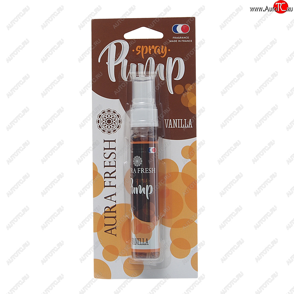 253 р. Ароматизатор спрей (vanilla) 30мл Pump Spray AURA FRESH AURA FRESH 23287  с доставкой в г. Кемерово