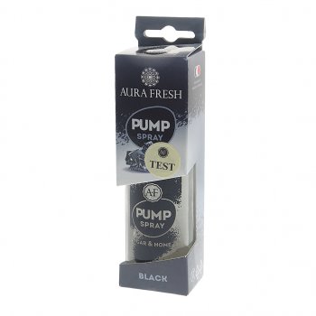 359 р. Ароматизатор спрей (black) 50мл Pump Spray AURA FRESH AURA FRESH 23359  с доставкой в г. Кемерово. Увеличить фотографию 1