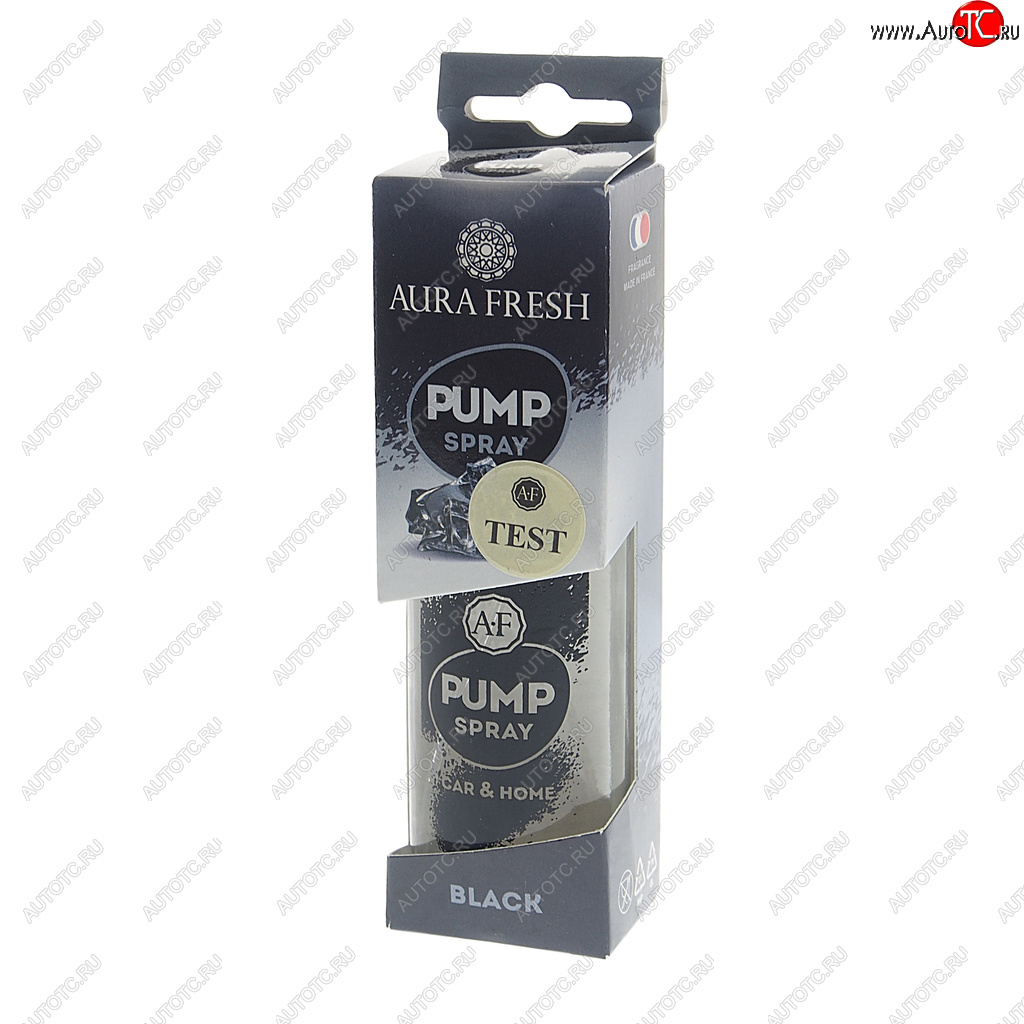 359 р. Ароматизатор спрей (black) 50мл Pump Spray AURA FRESH AURA FRESH 23359  с доставкой в г. Кемерово