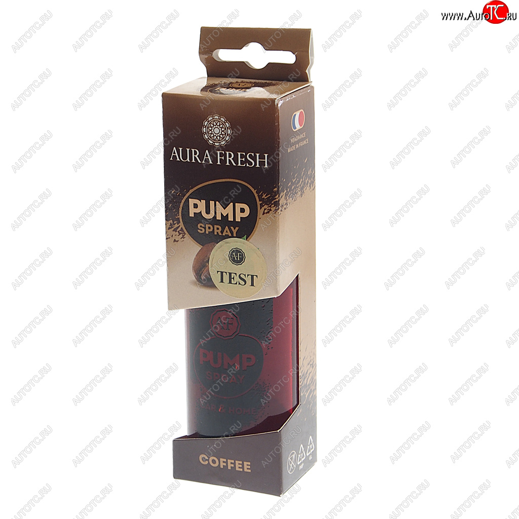 359 р. Ароматизатор спрей (coffee) 50мл Pump Spray AURA FRESH AURA FRESH 23365  с доставкой в г. Кемерово