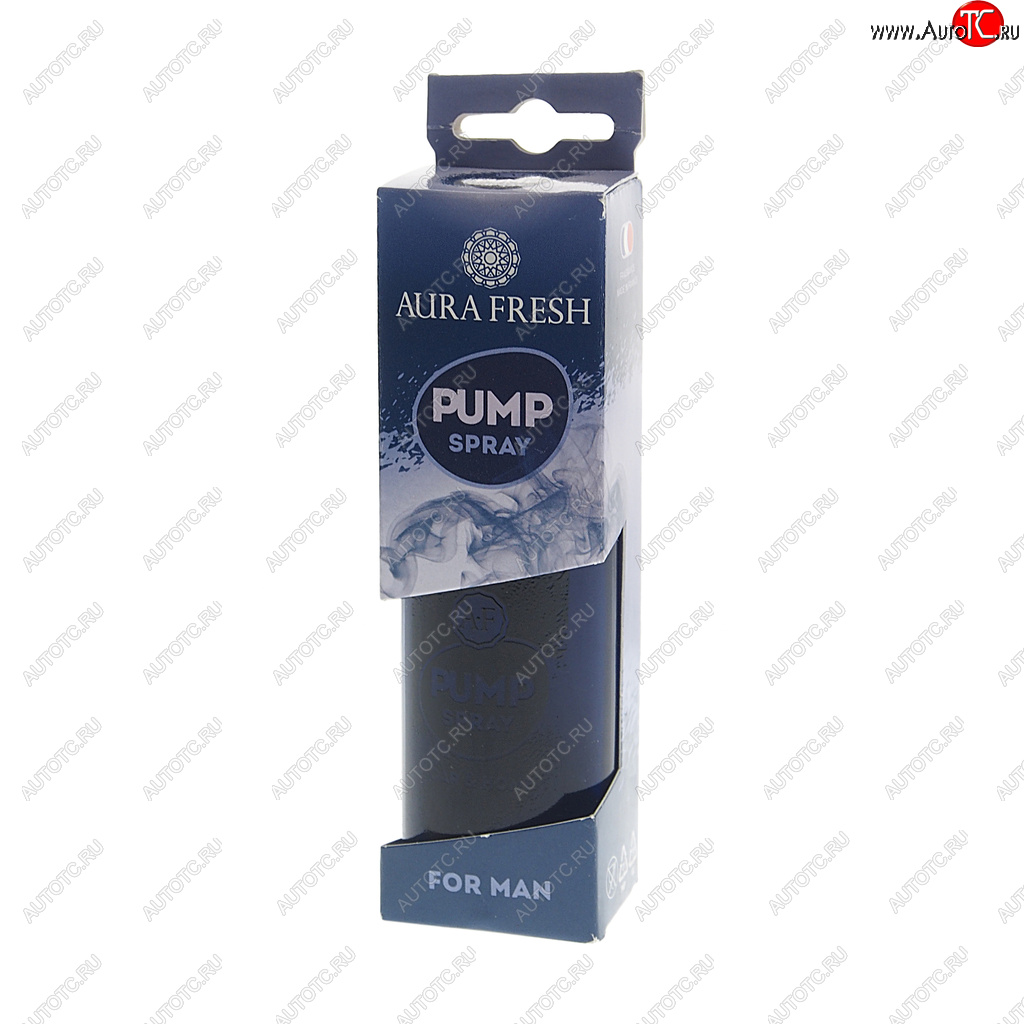 359 р. Ароматизатор спрей (for man) 50мл Pump Spray AURA FRESH AURA FRESH 23367  с доставкой в г. Кемерово