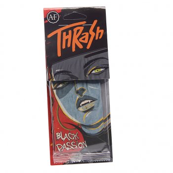 114 р. Ароматизатор подвесной пластина (Black) Thrash AURA FRESH AURA FRESH 23400  с доставкой в г. Кемерово. Увеличить фотографию 1