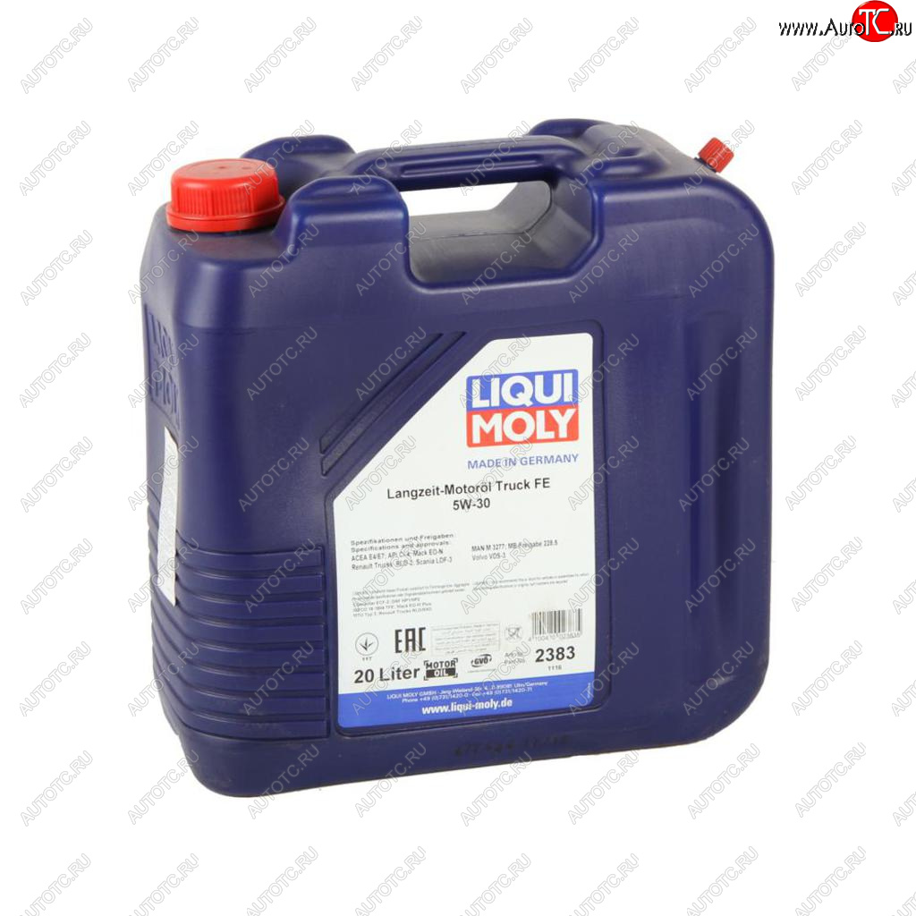 40 999 р. Масло дизельное HC LANGZEIT-MOTOROIL Truck FE E4E7 5W30 синт.20л LIQUI MOLY LIQUI MOLY 2383  с доставкой в г. Кемерово
