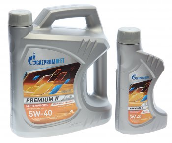 2 399 р. Масло моторное Premium N SNCFA3B4 5W40 синт.4+1л GAZPROMNEFT GAZPROMNEFT 2389900144a  с доставкой в г. Кемерово. Увеличить фотографию 1