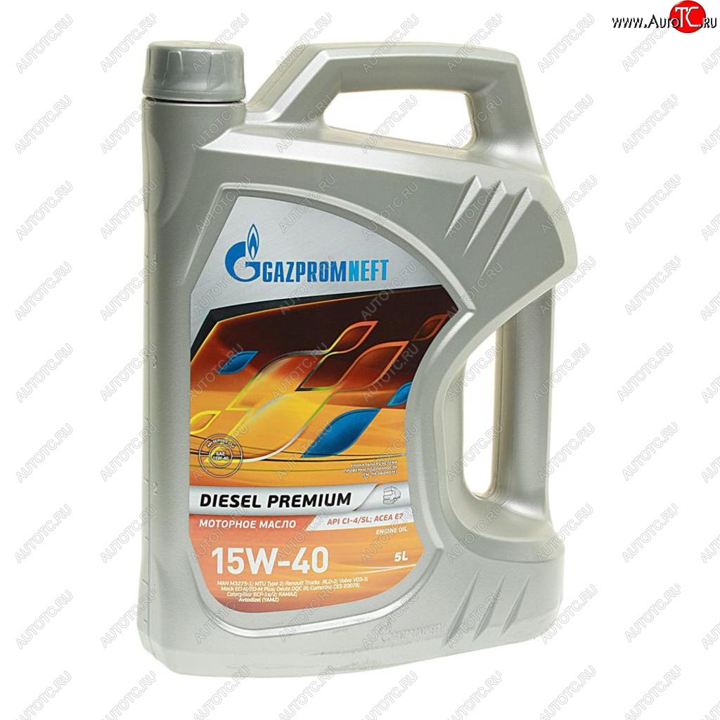 1 959 р. Масло дизельное DIESEL PREMIUM CI-4SLE7E5 15W40 мин.5л GAZPROMNEFT GAZPROMNEFT 2389901342  с доставкой в г. Кемерово