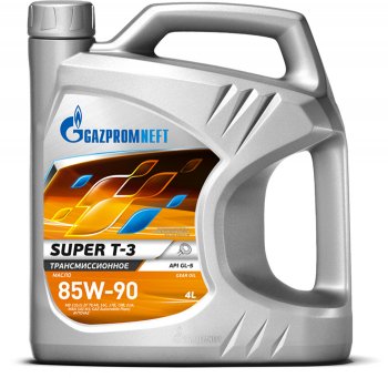 1 669 р. Масло трансмиссионное SUPER-T3 GL-5 85W90 мин.4л GAZPROMNEFT GAZPROMNEFT 2389901364  с доставкой в г. Кемерово. Увеличить фотографию 1