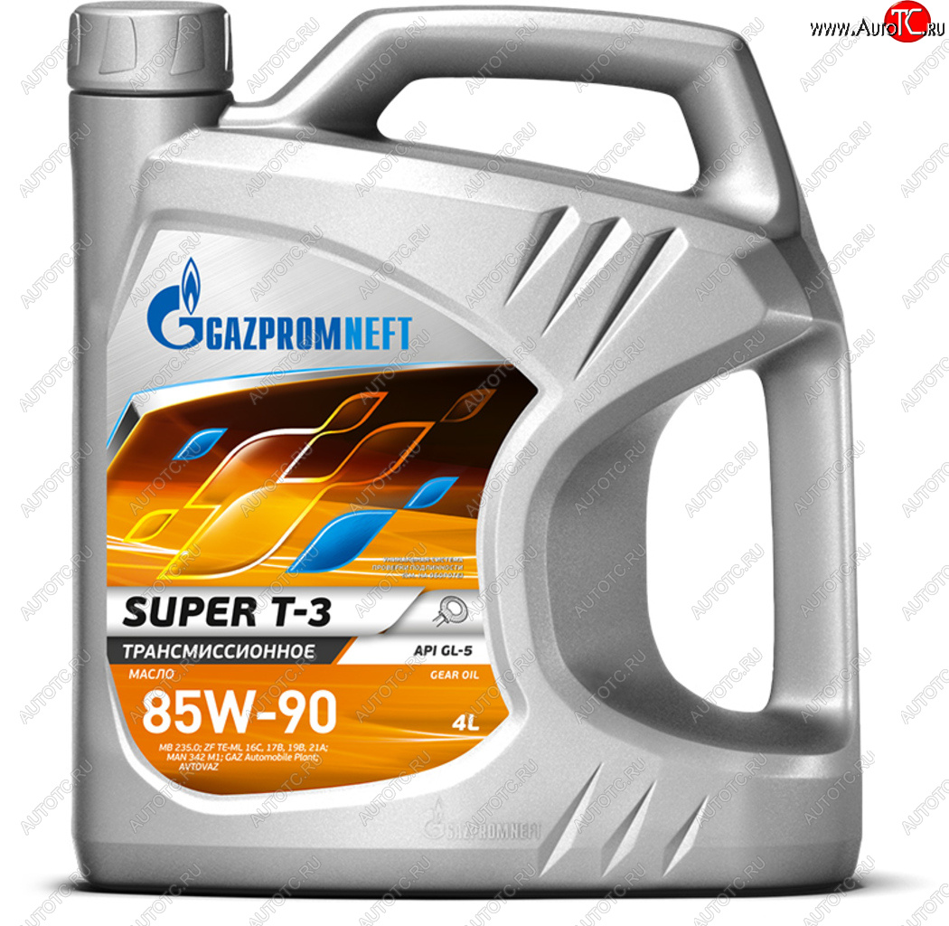 1 669 р. Масло трансмиссионное SUPER-T3 GL-5 85W90 мин.4л GAZPROMNEFT GAZPROMNEFT 2389901364  с доставкой в г. Кемерово