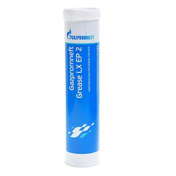569 р. Смазка литиевая высокотемпературная Grease LX EP-2 400г картридж (синяя) GAZPROMNEFT GAZPROMNEFT 2389906876  с доставкой в г. Кемерово. Увеличить фотографию 1