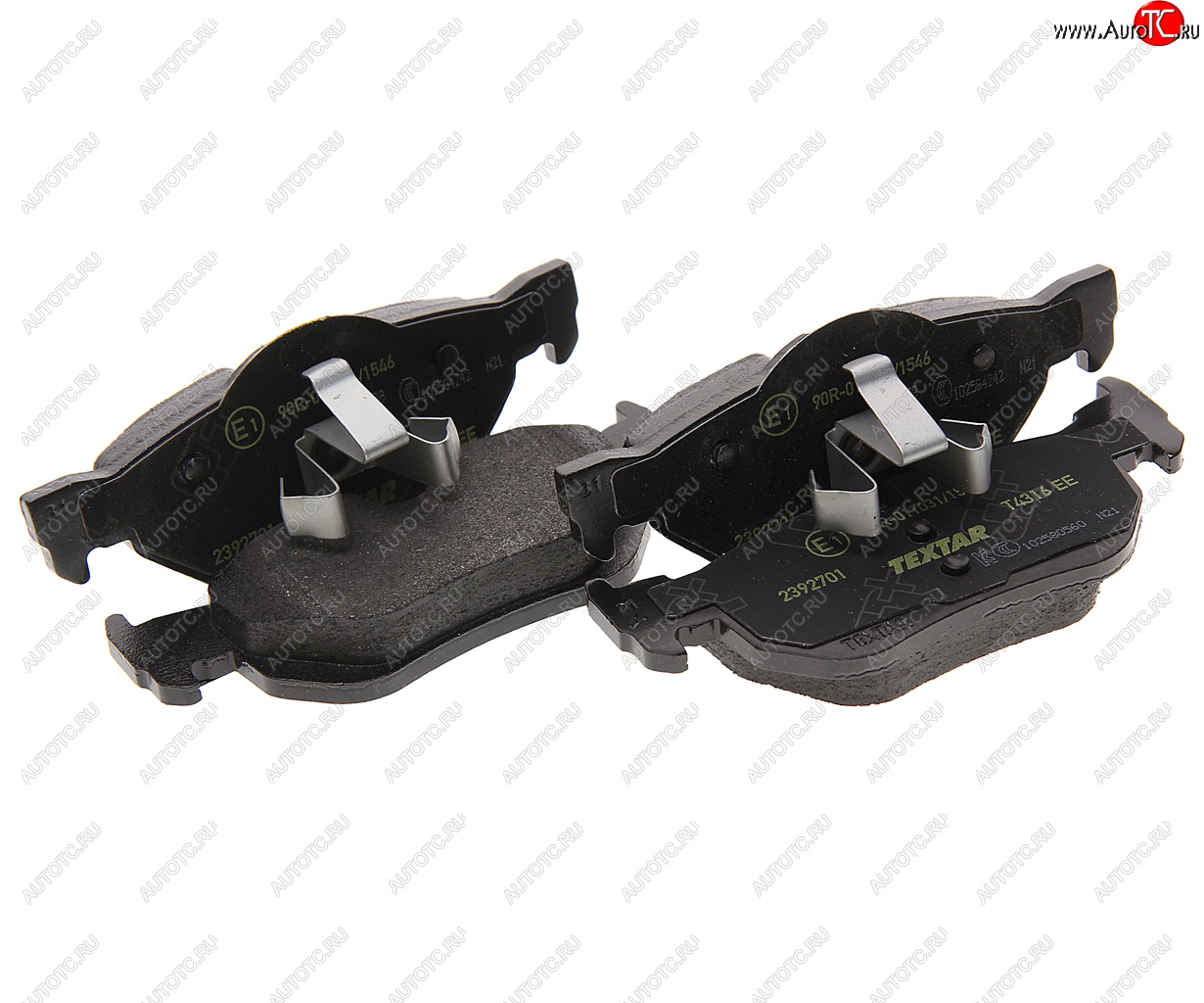 4 399 р. Колодки тормозные BMW 1 (E81,E87),3 (E90,E91) задние (4шт.) TEXTAR TEXTAR 2392701  с доставкой в г. Кемерово