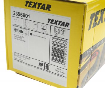 3 699 р. Колодки тормозные передние (4шт.) TEXTAR Hyundai I30 FD универсал дорестайлинг (2007-2010)  с доставкой в г. Кемерово. Увеличить фотографию 3