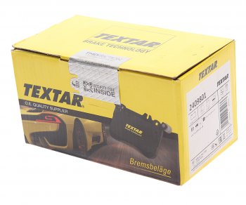 7 299 р. Колодки тормозные передние (4шт.) TEXTAR Volkswagen Touareg GP рестайлинг (2006-2010)  с доставкой в г. Кемерово. Увеличить фотографию 3