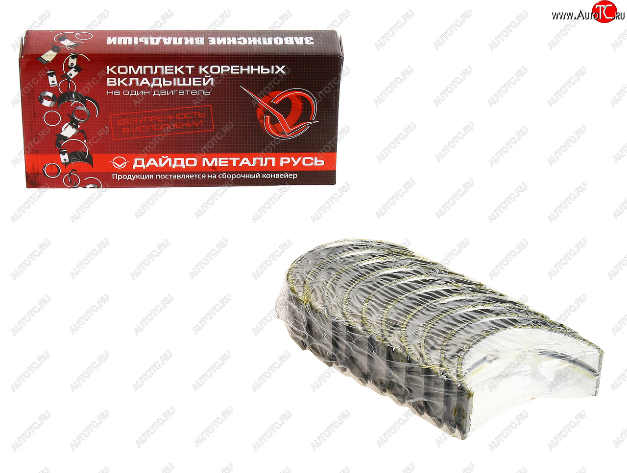 1 179 р. Вкладыши ГАЗ-24,УАЗ коренные d+0.25 ДАЙДО МЕТАЛЛ РУСЬ Дайдо Металл Русь 24-1000102-21  с доставкой в г. Кемерово