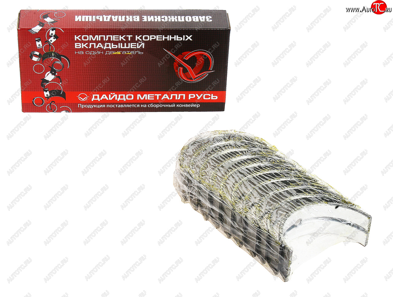 1 229 р. Вкладыши ГАЗ-24,УАЗ коренные d+0.50 ДАЙДО МЕТАЛЛ РУСЬ Дайдо Металл Русь 24-1000102-31  с доставкой в г. Кемерово