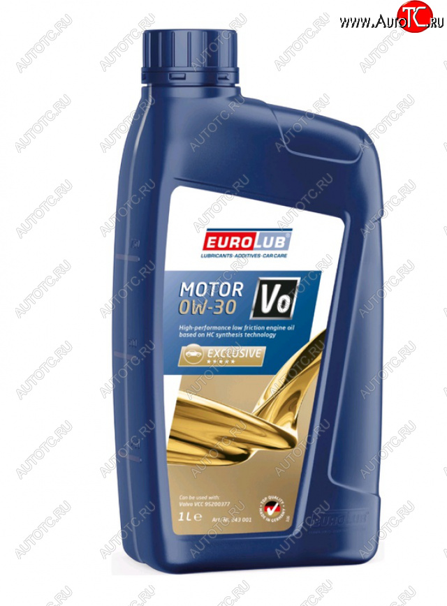 2 049 р. Масло моторное MOTOR VO A5B5 0W30 синт.1л EUROLUB EUROLUB 243001  с доставкой в г. Кемерово