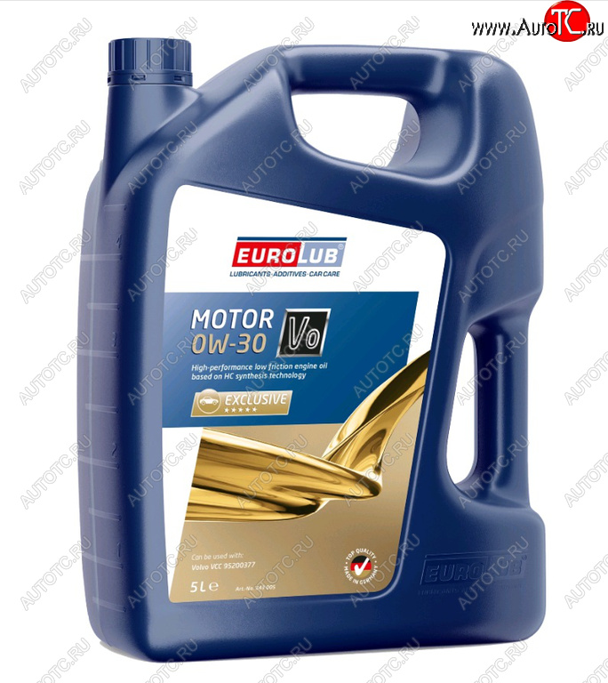 9 449 р. Масло моторное MOTOR VO A5B5 0W30 синт.5л EUROLUB EUROLUB 243005  с доставкой в г. Кемерово