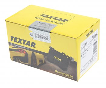 4 499 р. Колодки тормозные передние (4шт.) TEXTAR Toyota Auris E150 хэтчбэк 5 дв. дорестайлинг (2006-2010)  с доставкой в г. Кемерово. Увеличить фотографию 3