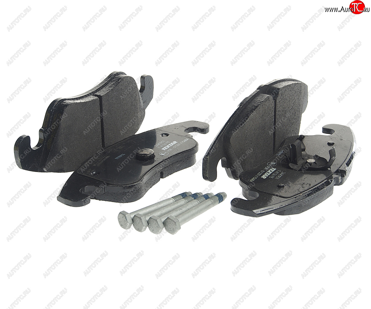 3 369 р. Колодки тормозные задние (4шт.) TEXTAR Ford Focus 2 хэтчбэк 5 дв. рестайлинг (2007-2011)  с доставкой в г. Кемерово