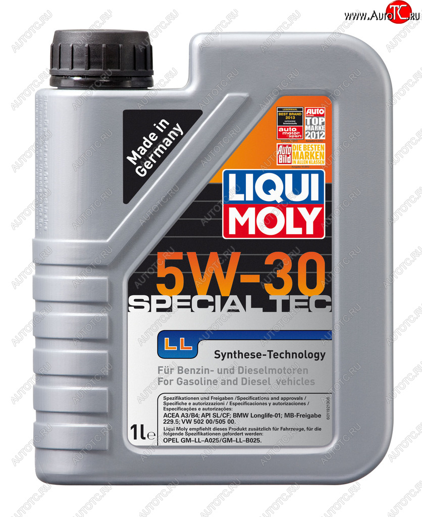 1 999 р. Масло моторное SPECIAL TEC LL 5W30 синт.1л LIQUI MOLY LIQUI MOLY 2447  с доставкой в г. Кемерово
