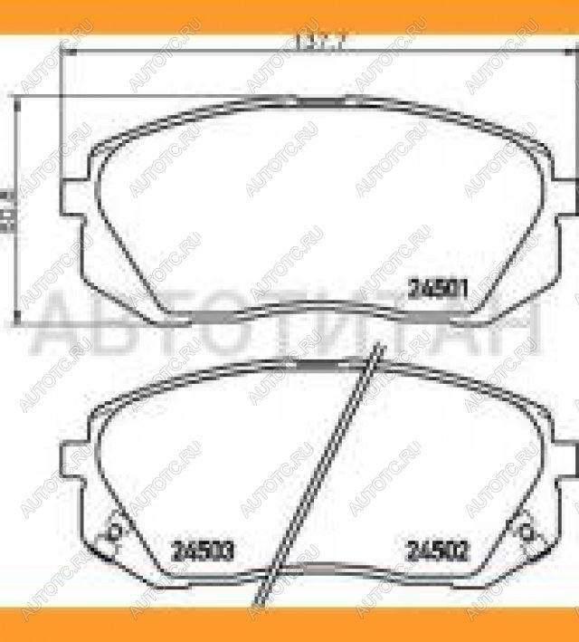 3 399 р. Колодки тормозные передние (4шт.) (Словакия)TEXTAR KIA Carens UN (2006-2013)  с доставкой в г. Кемерово
