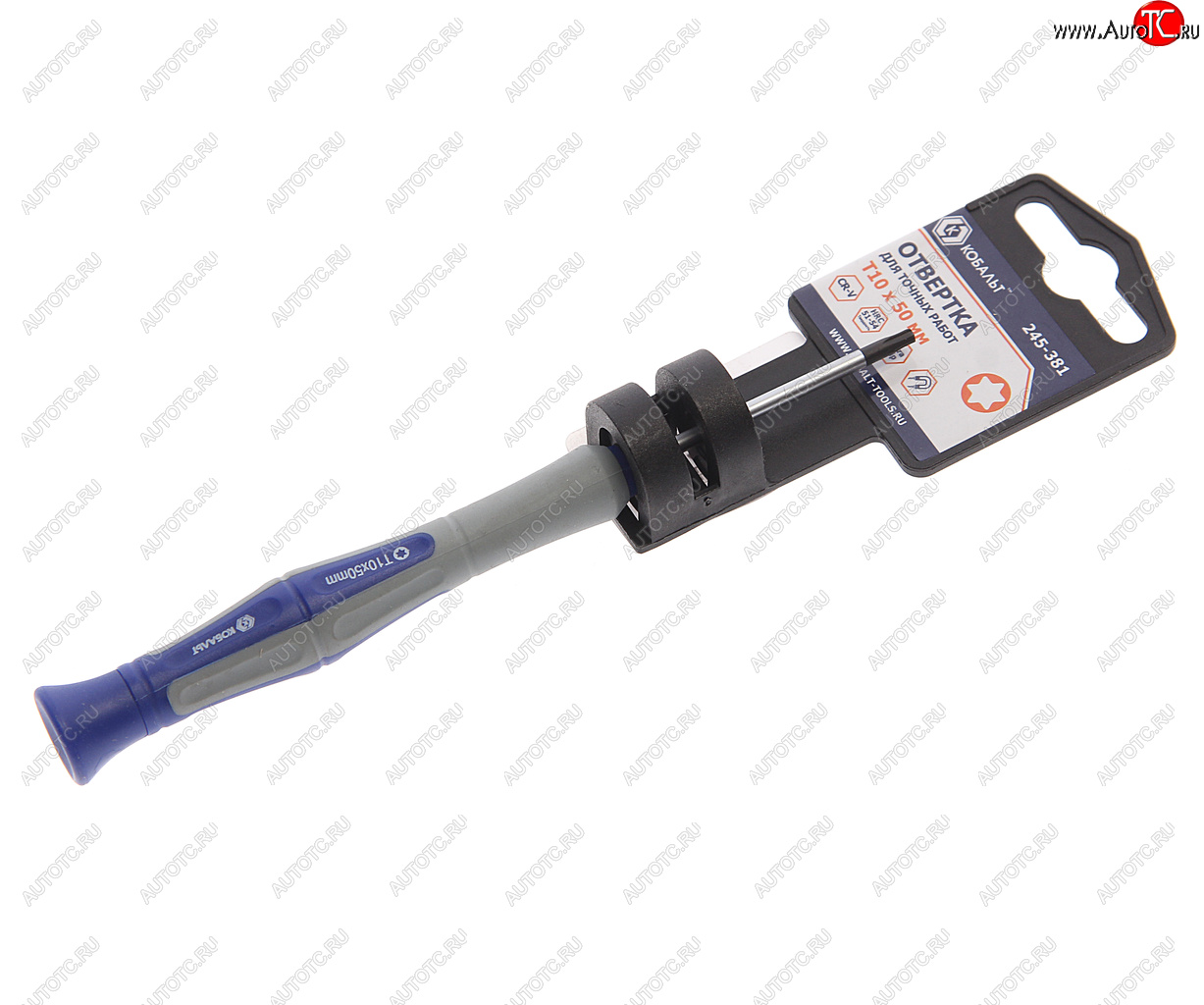 133 р. Отвертка TORX T10х50мм магнитная КОБАЛЬТ КОБАЛЬТ 245-381  с доставкой в г. Кемерово