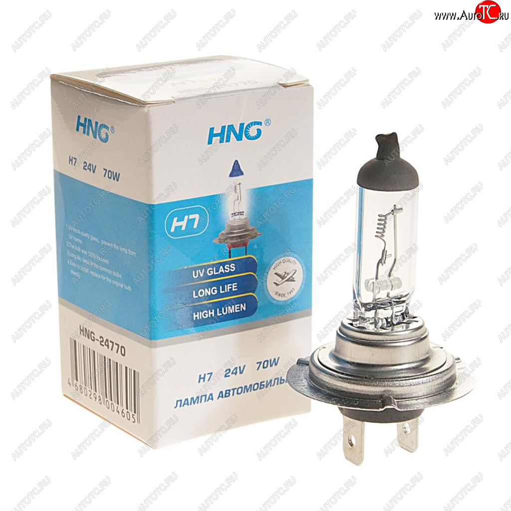 125 р. Лампа 24V H7 70W PX26d Long Life HNG HNG 24770  с доставкой в г. Кемерово