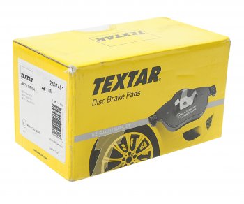 989 р. Колодки тормозные передние (4шт.) TEXTAR Seat Ibiza KJ хэтчбэк 5 дв. дорестайлинг (2017-2021)  с доставкой в г. Кемерово. Увеличить фотографию 2
