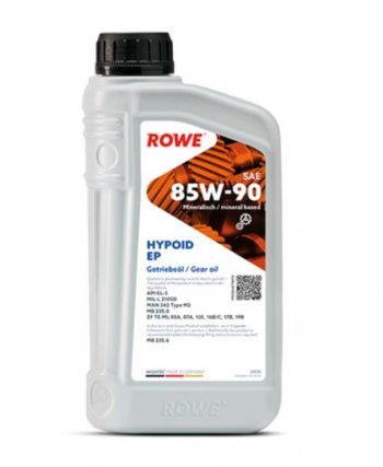979 р. Масло трансмиссионное HIGHTEC HYPOID EP 85W90 GL-5 мин.1л ROWE ROWE 25005-0010-99 ROWE 25005-0010-99  с доставкой в г. Кемерово. Увеличить фотографию 1