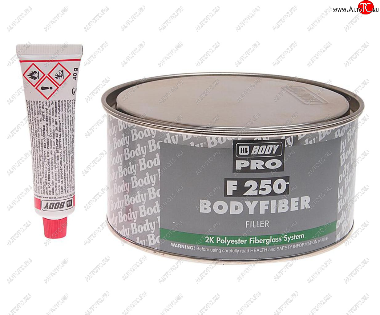 1 589 р. Шпатлевка со стекловолокном FIBER 250 1.5кг BODY BODY 2500600001  с доставкой в г. Кемерово