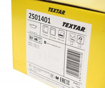 5 599 р. Колодки тормозные передние (4шт.) TEXTAR BMW 1 серия F21 хэтчбэк 3 дв. 1-ый рестайлинг (2015-2017)  с доставкой в г. Кемерово. Увеличить фотографию 3