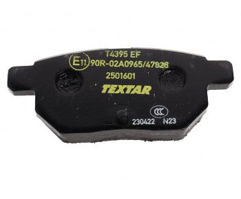3 299 р. Колодки тормозные задние (4шт.) TEXTAR Toyota Yaris XP90 седан дорестайлинг (2006-2009)  с доставкой в г. Кемерово. Увеличить фотографию 3