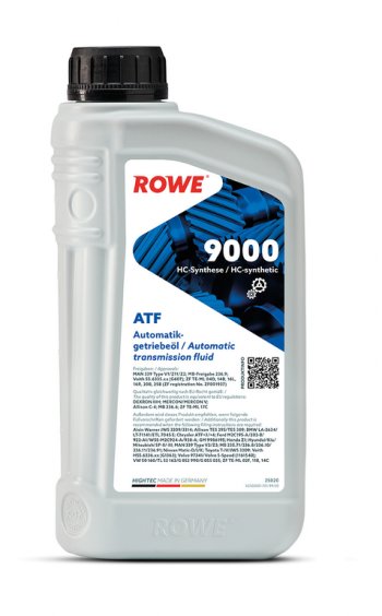 1 699 р. Масло трансмиссионное HIGHTEC ATF 9000 DEXRON IIIH синт.1л красное ROWE ROWE 25020-0010-99 ROWE 25020-0010-99  с доставкой в г. Кемерово. Увеличить фотографию 3