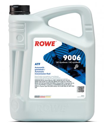 6 999 р. Масло трансмиссионное HIGHTEC ATF 9006 WSSP-IV синт.5л янтарное ROWE ROWE 25051-0050-99  с доставкой в г. Кемерово. Увеличить фотографию 3