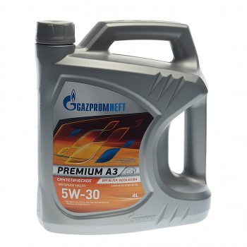 2 399 р. Масло моторное PREMIUM A3 SLCFA3B4 5W30 синт.4л GAZPROMNEFT GAZPROMNEFT 253142485  с доставкой в г. Кемерово. Увеличить фотографию 1