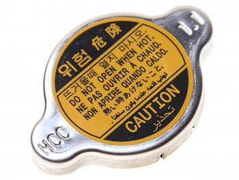 399 р. Пробка радиатора HYUNDAI Accent (00-),Santa Fe (00-),Sonata (99-),Tucson (04-),Porter 2 HCC (HANON) HCC 25330-39100  с доставкой в г. Кемерово. Увеличить фотографию 1