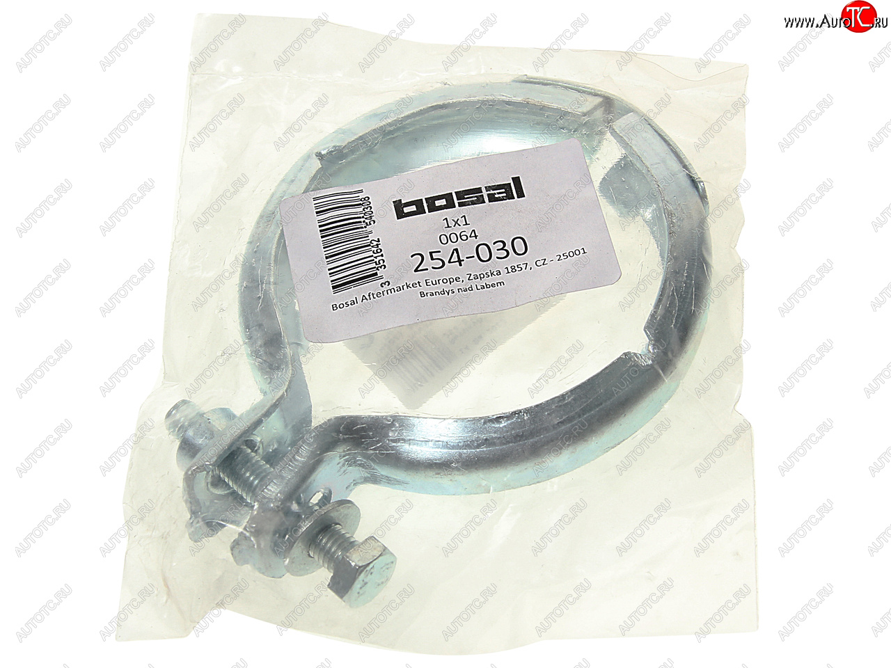 649 р. Хомут глушителя MERCEDES G (W463),C (W202) BOSAL BOSAL 254-030  с доставкой в г. Кемерово